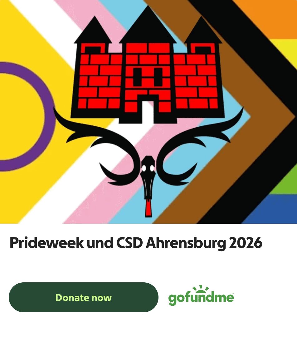 GoFundMe Spendenkampagne CSD Ahrensburg 2026
